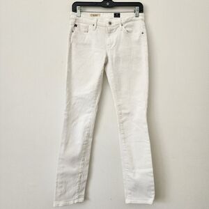 AG Adriano Goldschmied The Stevie Slim Straight jeans white Size 27